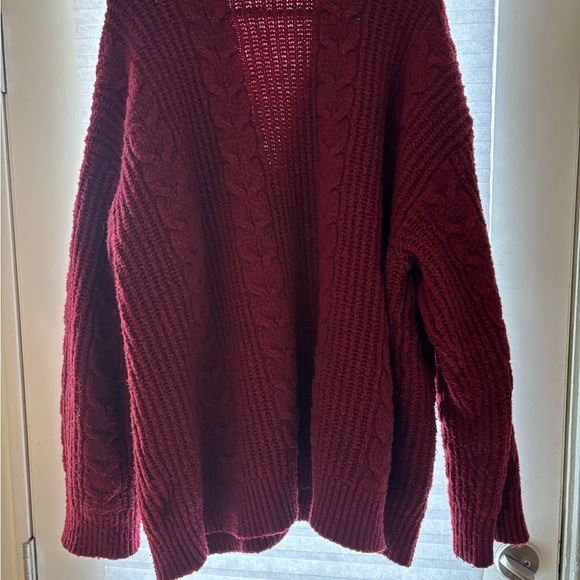 Universal Thread Burgundy Knit Sweater - Picture 3 of 4